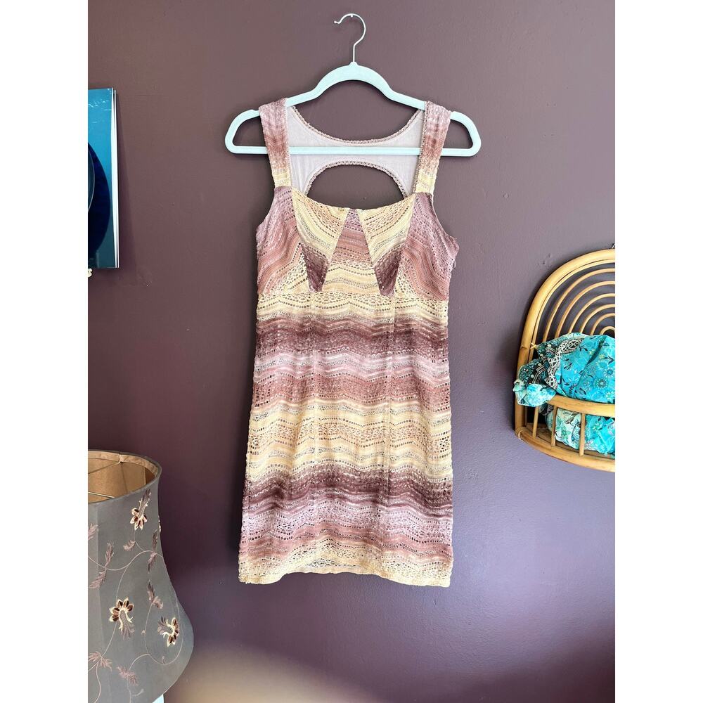 Vintage Free people summer lace mini dress
